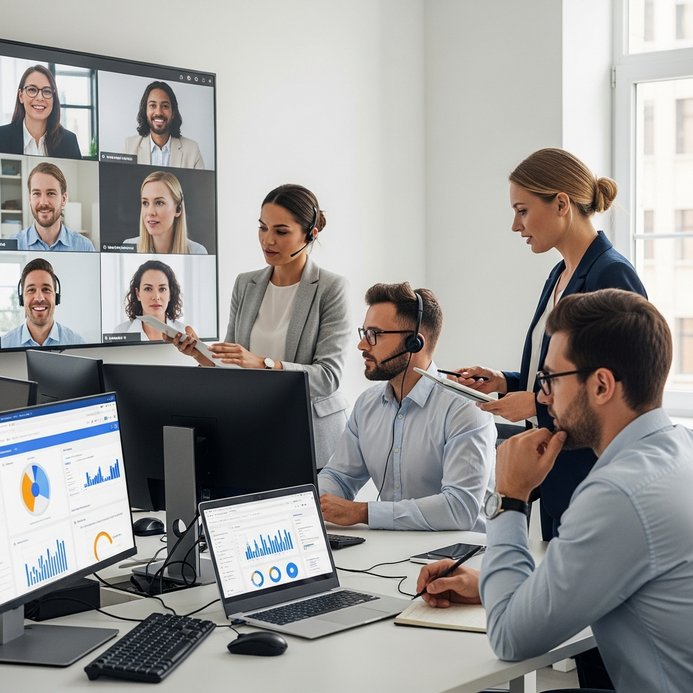 Virtuális csapatok: Elkötelezettség és kreativitás a digitális térben